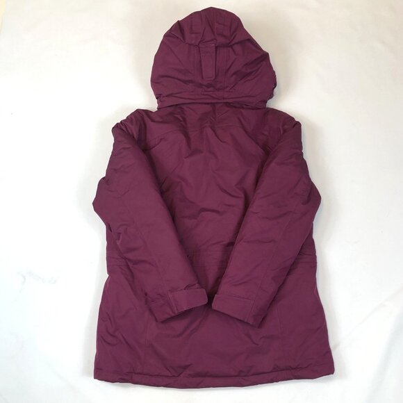 LL Bean Womens Goose Down Baxter State Parka Jacket Faux Fur Trim Removable Hood - Picture 8 of 13